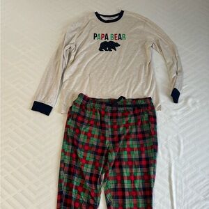 Papa bear christmas pjs